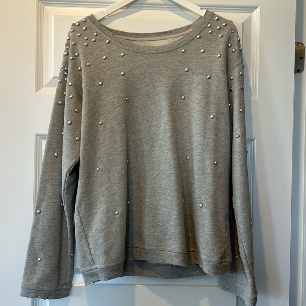 Faux Pearl Blouse